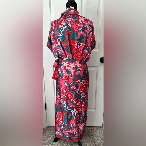 NWT Entro Wrap Dress. Size Large. - Picture 4 of 6